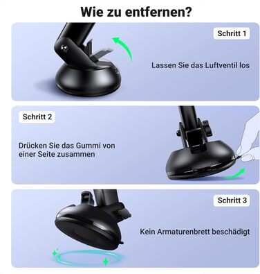 Тримач для мобільних телефонів на присосках 360 Автомобільний тримач для мобільних телефонів 2 в 1 Універсальний тримач для мобіль