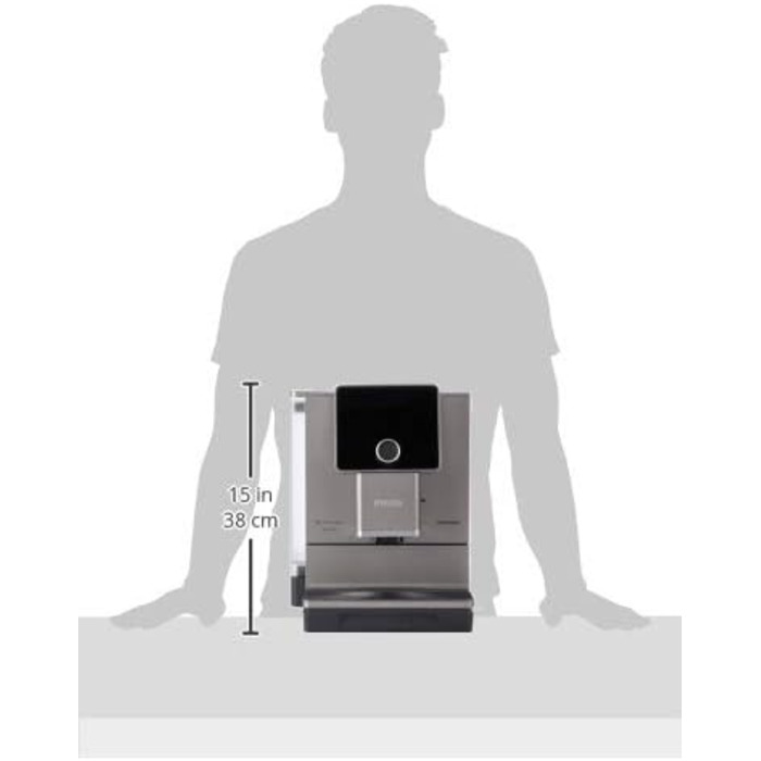 Повністю автоматична кавоварка Nivona NICR970 NICR 970 титан/хром