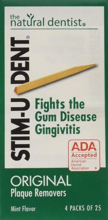 Зубочистка STIM-U-DENT в м'яті, 100 шт.