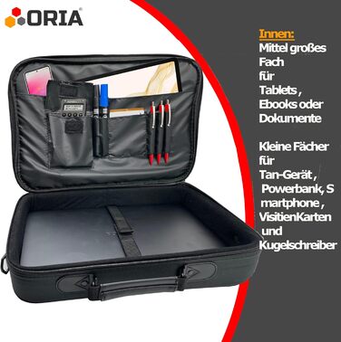 Сумка для ноутбука підходить для ноутбука Lenovo LOQ (15'') сумка через плече чохол-портфель з посиленим захисним каркасом сумка ч