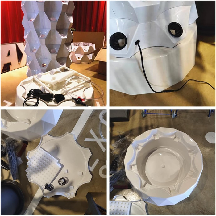 Гідропонний сад, система гідропоніки для вирощування аеропоніки. Плантатор для вирощування ананаса. Башта для внутрішнього саду. Пластикова теплиця. Безґрунтова посадка, спостерігайте за ростом рослин (10-шаровий план 80).