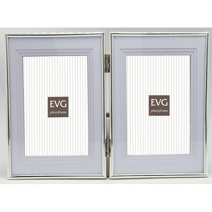 Фоторамка EVG ONIX 2-10х15 S15 Double Silver  (7119230)