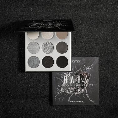 Палітра тіней Docolor Black Smokey Palette (9 відтінків)