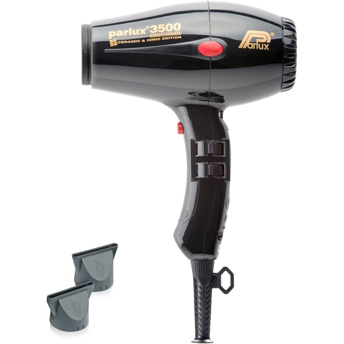 Професійний фен Parlux 3500 SuperCompact Ceramic Ion, чорний
