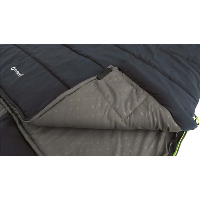Спальний мішок Outwell Contour Lux Reversible/-3°C Deep Blue Right (230373)