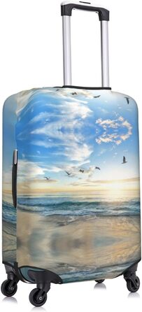 Чохол для валізи Океанський Захід, міцний захист для багажу розміром 45.7-81.3 см, XL, Чорний