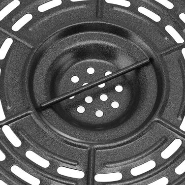 Змінна сковорода-гриль для фритюрниці, кругла, термостійка, з антипригарним покриттям, для фритюрниці, полиця, кошик, пластина для гриля, деко для хрустких продуктів, запасна частина Аксесуари для (22 см)