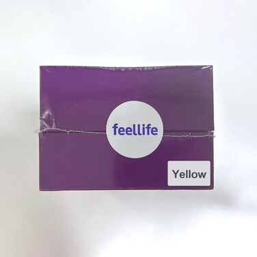 Інгалятор FEELLIFE для дітей та дорослих Тихий інгалятор для немовлят портативний, легкий та ефективний при респіраторних захворюваннях регульований туман, 2 мембрани небулайзера в комплекті (жовтий)