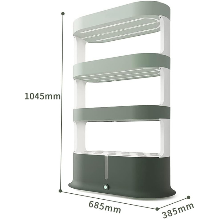 Вежа для гідропоніки, система гідропонічного вирощування в саду на 48 стручків, набір для вирощування аеропоніки з автоматичним зрошенням, освітленням для вирощування та таймером. Система для садових посадок для аквапоніки.
