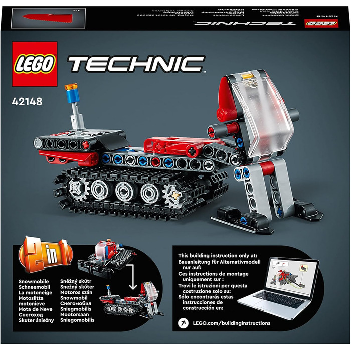 Конструктор LEGO Technic 42148, 2-в-1 Снігоприбиральна машина, 178 деталей
