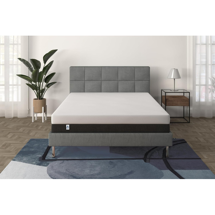 Ортопедичний матрац Irisette Selin з 7 зонами та 1000 пружинами типу кишенькової пружини, рівень жорсткості 3 (середньо-жорсткий), 90 x 200 см, сертифікований Oeko-Tex, розроблений у Німеччині. Рівень жорсткості 3 - середньо-жорсткий, 90 x 200