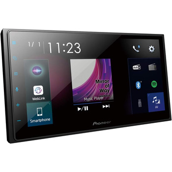 Дюймовий 2-DIN медіа-ресивер з Apple CarPlay, Android Auto, DAB і Bluetooth Single, 250DAB, 6,8-