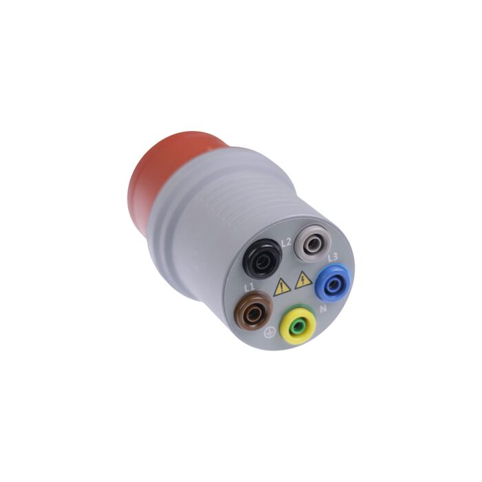 Випробувальний адаптер CEE 16A / 32A Трифазний випробувальний адаптер для вимірювання напруги, безпечний випробувальний інструмент для промисловості та технічного обслуговування (16 А, CEE 5P) 16 А CEE 5P