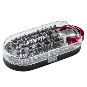 Викрутка з набором біт Trotec 40 pieces Bit and Socket Wrench Set (6200001005)