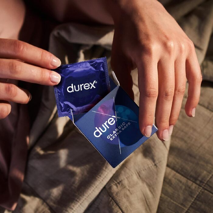 Презервативи Durex Classic Extra Safe, посилена товщина, з мастилом, 24 шт