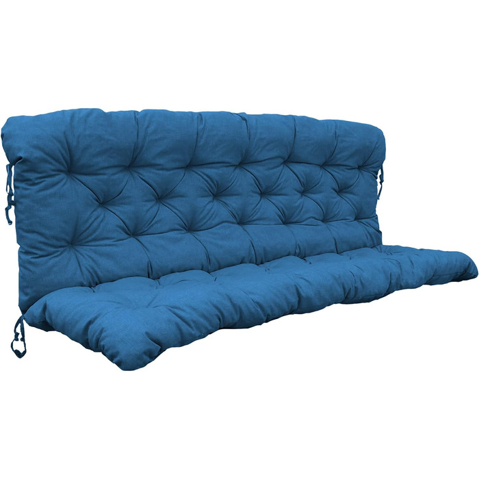 Подушки 3 Bench Cushion Bench Cushion 150x98x8 см світло-блакитний