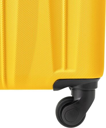 Валіза Puccini Bali, жорсткий корпус, середній розмір, жовтий колір (6)