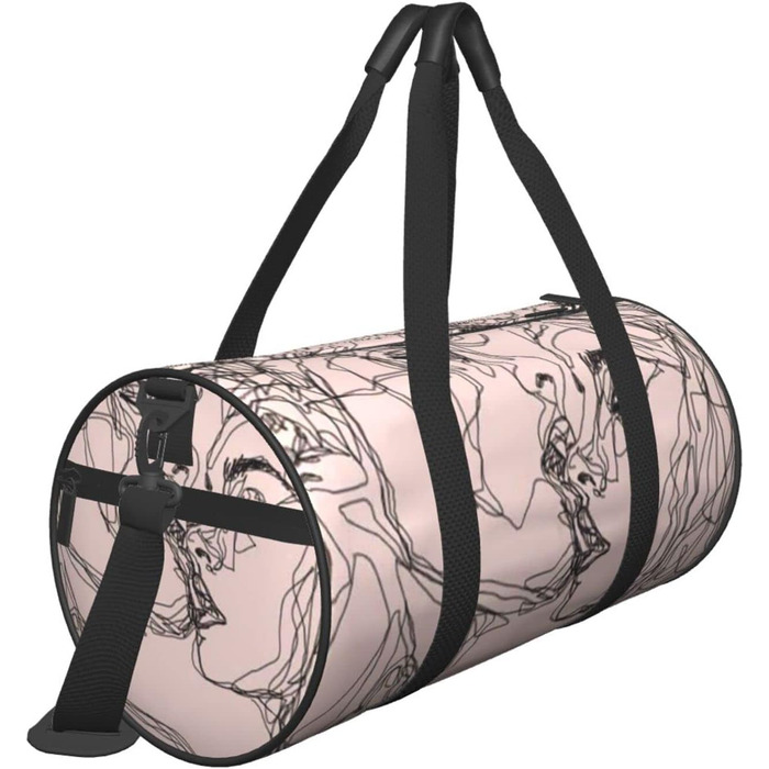Універсальна дорожня сумка для жінок та чоловіків, принт Поцілунок, спортивна сумка, сумка-мішок, спортивна дорожня сумка