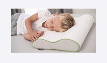 Дитяча подушка Trumeland T065101 Premium - дихаюча і зростаюча подушка, поліестер, для рівномірного розподілу тиску і оптимальної