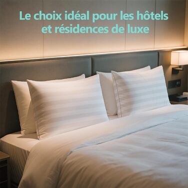 Подушки, 50 x 70 см, 2 шт., м&39які, пухнасті, готельної якості, класичні подушки, дихаючі та приємні для шкіри, можна прати, ідеально підходять для сну на боці, спині та животі, 50 x 70 см 2