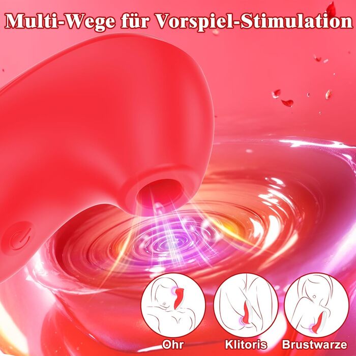 Вібрація для жінок, секс-іграшки для жінок та пар, силіконові вібратори для клітора з 7 видами багаточастотних режимів вібрації, тихий та потужний вібратор GC-Punk Claret