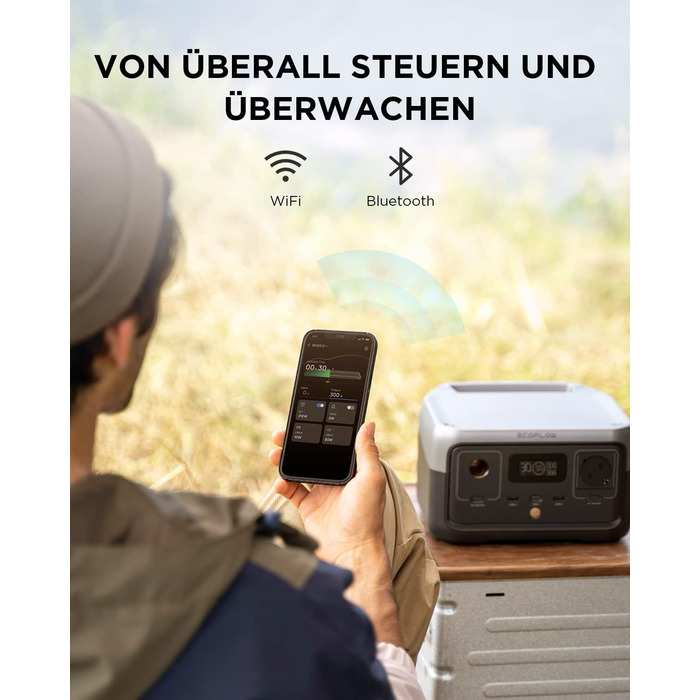 Вт сонячний генератор з LiFeP04, швидка зарядка за 1 годину, вихідна потужність до 600 Вт, балкон для аварійного живлення/кемпінгу