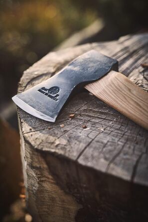 Сокира кувалда EKELUND 510мм Hultafors Виготовлена в Швеції 1210г Преміальна сокира з ручкою з гікорі Скандинавська заточка У комплекті шкіряний захист леза 841710