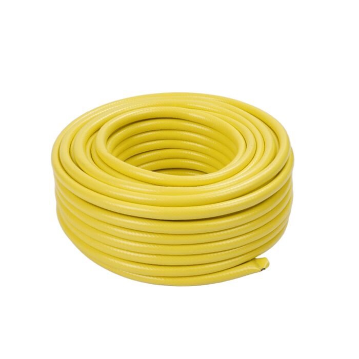 Шланг садовий Relaxdays, різної довжини, універсальний водопровідний шланг 1/2, стійкий до УФ-випромінювання та погодних умов, PP, жовтий 50 м