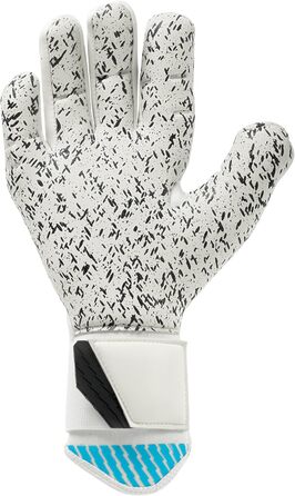 Рукавички для воротарів Uhlsport для футболу Cybertec - Supergrip 10 білі/кіберблакитні/чорні