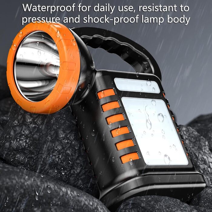 Багатофункціональний портативний сонячний прожектор для використання на вулиці, водонепроникний, для надзвичайних ситуацій, лампа, освітлення для рукоділля, світлодіодний ліхтарик, зовнішнє аварійне освітлення, портативний сонячний прожектор