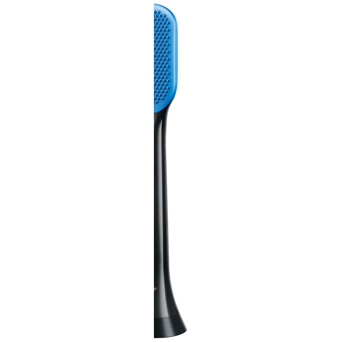 Насадка для зубної щітки Philips Sonicare TongueCare HX8072/11, чорна, синя, 2 шт. и