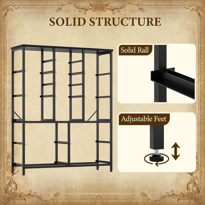 Комод Garvee з 15 шухлядами, тканинний комод з металевим каркасом та дерев&39яною стільницею, велика шафа для зберігання речей для спальні, вітальні та коридору, міцний та компактний, темно-сірий та чорний