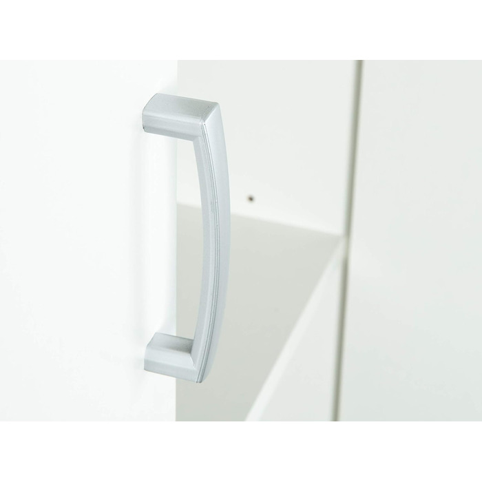 Багатоцільова шафа Картотечна шафа Універсальна шафа 2 дверцята Ширина 70 см Глибина 34 см Висота 190 см вкл. 5 полиць Меламінове покриття Arconati Білий стелаж