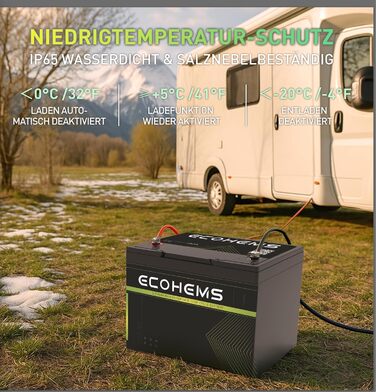 Акумулятори з 100A BMS, 15000 циклів, моніторинг Bluetooth 5.0, легкі та компактні літієві акумулятори для кемперів, човнів, сонячних накопичувачів та автономних систем 12v 300Ah 100AH x3, 3 шт., 12V 100Ah LiFePO4