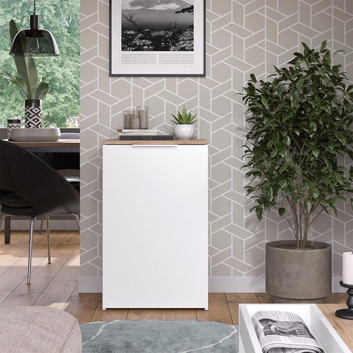 Комод Vicco Wido, білий, 50 x 80 см з полицею