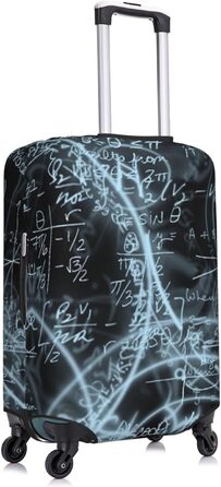 Чохол для валізи Mathe-Formula, міцний захист, підходить для багажу розміром 45,7 - 81,3 см, розмір XL, чорний, екстравеликий