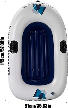 Надувний човен 145x91 см Надувні човни 700 ПВХ Надувні каяки Надувні човни-каяки для басейну, подорожей, річки та пригод на природі