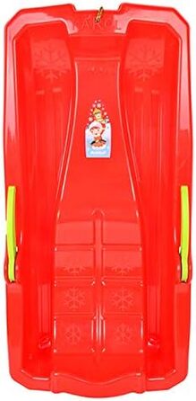 Бобслей Санки Боб Тобогган Снігохід Гальмівний важіль з мотузкою Діти Сніг Зима Червоний