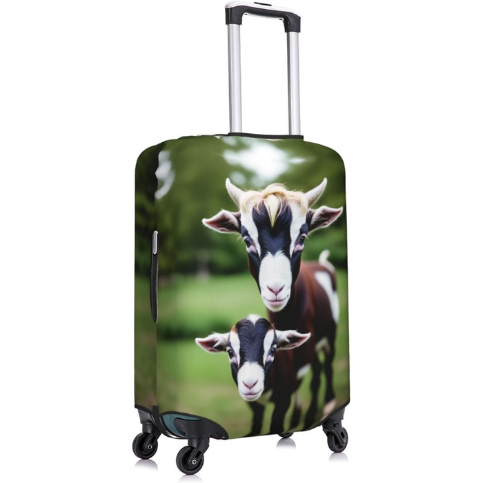 Чохол для валізи Ziegen, міцний захист, підходить для багажу розміром 45.7-81.3 см, малий, Чорний