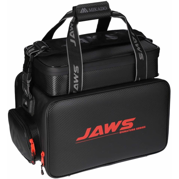 Сумка Mikado Eva Jaws Bag XL з 4 коробками Bait Bag Транспортна сумка Сумка для риболовлі