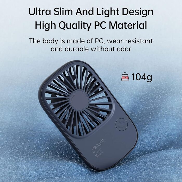 3 Speeds, Makeup Fan for the Office Outdoor Blue, 3 Speeds, Makeup Fan for the Office Outdoor Blue