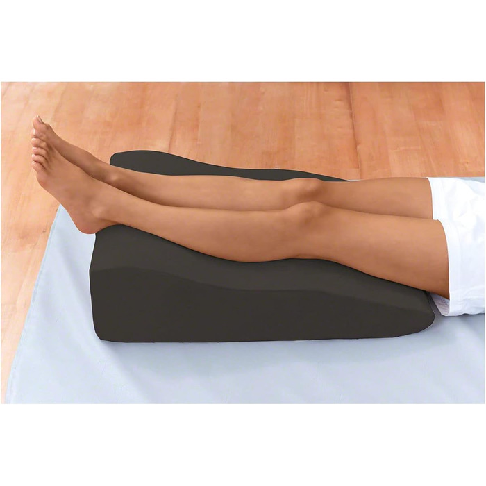 Подушка для ніг Sport-Tec, подушка для релаксації та оздоровлення з чохлом, 67x55 см, антрацит