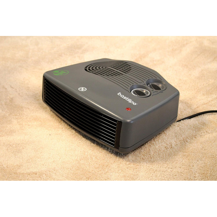 Горизонтальний вентилятор PTC преміум-графіт, 750/1500 Вт, термостат, 1500-PTC