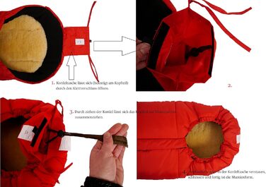 Устілка для ніг овеча - коричнева, 4011863711350 -