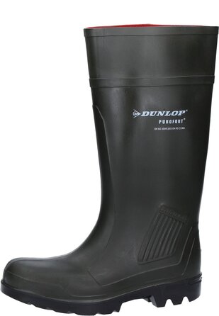 Гумові чоботи без запобіжних елементів оливкового кольору, розмір 48/49