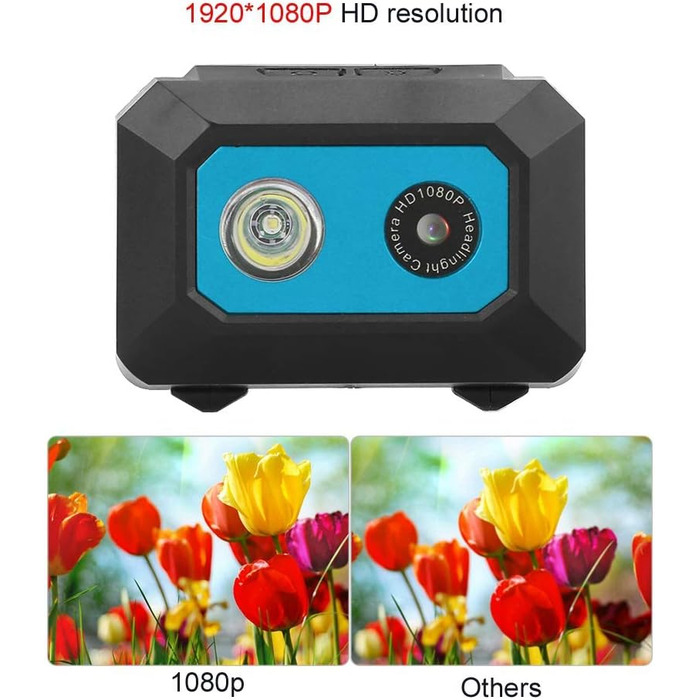 Спортивна камера KIMISS Super HD 1080P DV, наголовна відеокамера Action Video, DVR Recorder Головна камера для їзди на голові