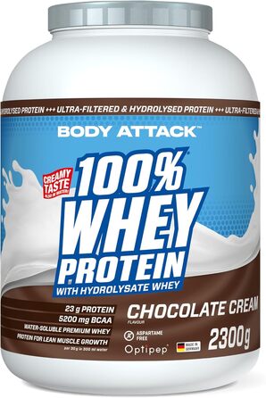Сироватковий протеїн Body Attack, Шоколад, 2,3 кг