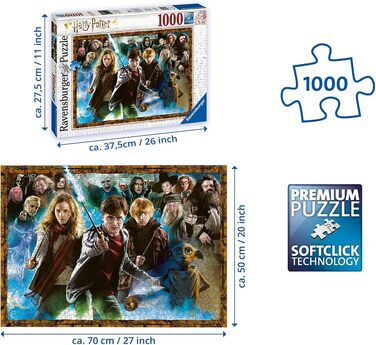 Пазл Ravensburger 15171 - Учень чаклуна Гаррі Поттер - 1000 елементів Пазл Гаррі Поттер для дорослих і дітей від 14 років