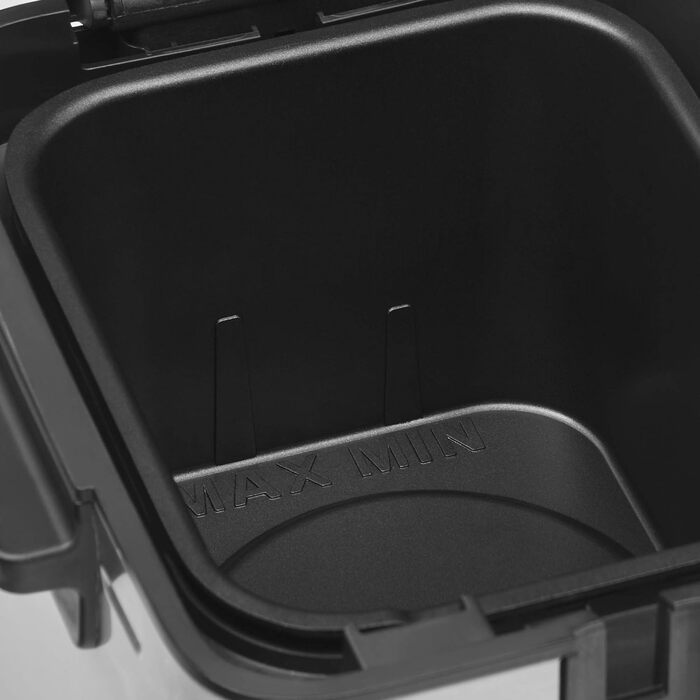 Міні-фритюрниця з жиром/олією, міні-фритюрниця з картоплерізкою, 1000 Вт, знімний контейнер для олії, для хрусткої картоплі фрі, матова нержавіюча сталь матова