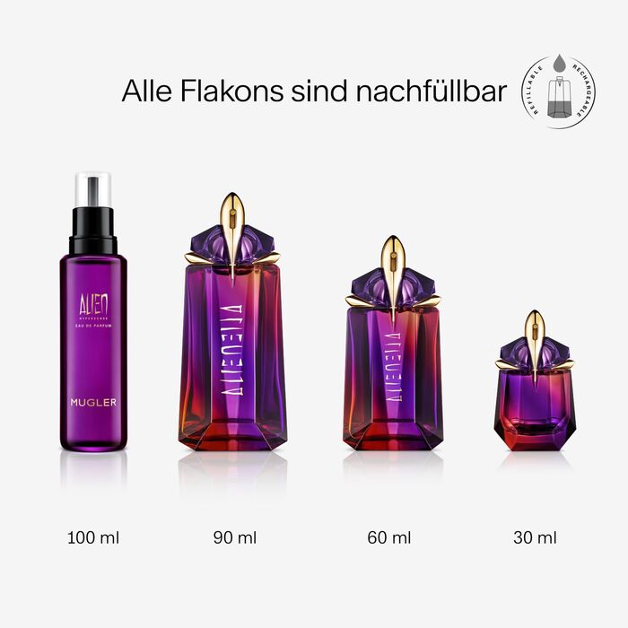 Жіночі парфуми, Фруктовий, деревний та квітковий аромат, Гіперсучасний та гіпержіночний, Змінний флакон, 30 мл